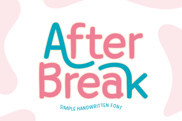 After Break Font: Playful Typography for Editorial Design