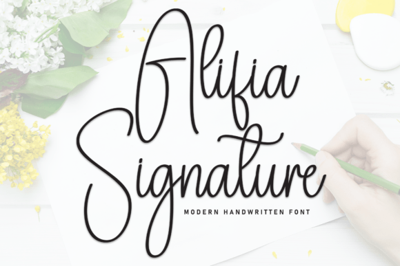 Alifia Signature Font: Elevating Small Business Branding
