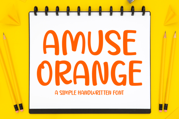Amuse Orange Font: A Playful Typeface for Branding