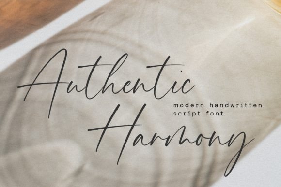 Authentic Harmony Font Review: Modern Script for Branding