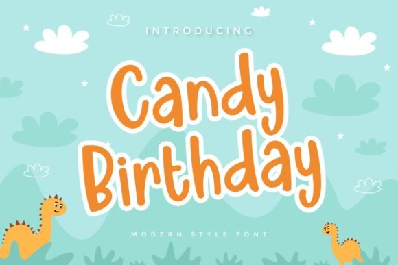Candy Birthday Font: A Modern Script for Editorial Design
