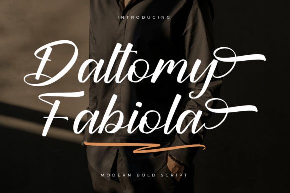 Daltomy Fabiola Font: Elegant Script for Web Design