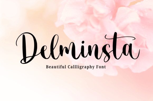 Delminsta Font: Elevating Web Design with Elegant Script