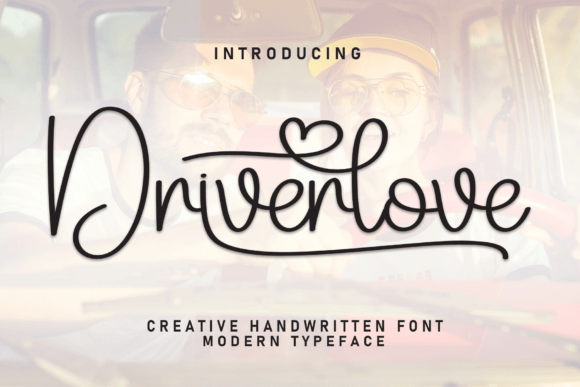 Driverlove Font: Elegant Script for Small Business Branding