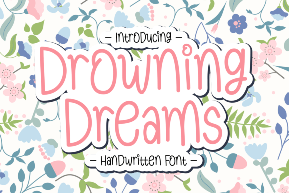 Drowning Dreams Font: A Handwritten Typeface for Branding