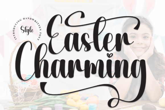 Easter Charming Font for Elegant Handmade Designs