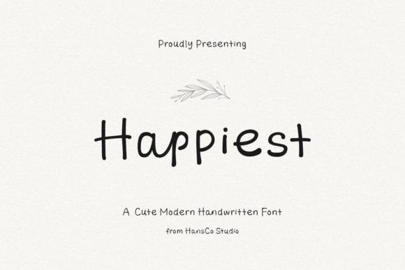 Happiest Font: Modern Handwriting for Digital Campaigns