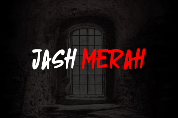Jash Merah Font: Elevate Fashion Marketing Visuals