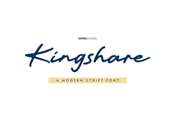Kingshare Font Review: Elegant Script for Web Design