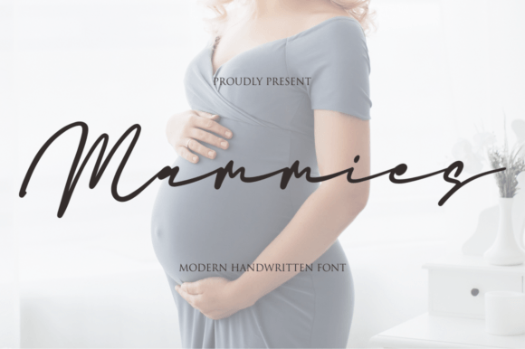 Mammies Font: A Handwritten Typeface for Organic Branding