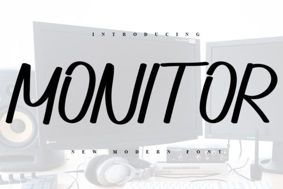 Monitor Font Review: A Handwritten Typeface for Organic Branding