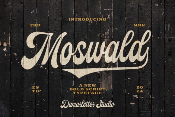 Moswald Font: Elevating Campaign Visuals with Elegant Script