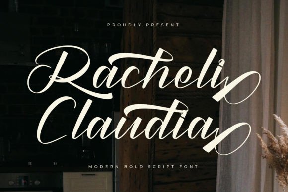 Racheli Claudia Font: Bold Script for Crafters