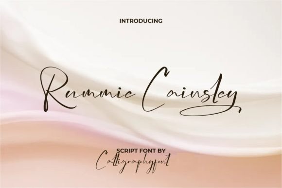Rummie Cainsley Font: Elevating Campaign Visuals