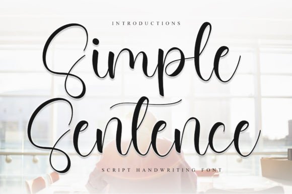 Simple Sentence Font Review for Modern Brand Identity