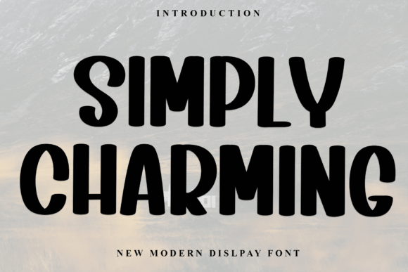 Simply Charming Font: Festive Typography for Digital Campaigns