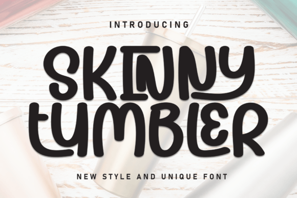 Skinny Tumbler Font: A Handwritten Typeface for Branding
