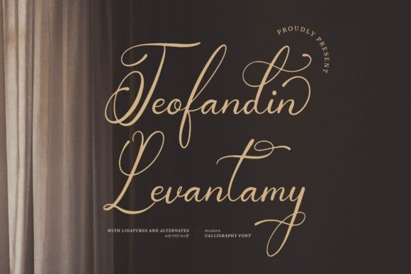 Teofandin Levantamy Font: Elevate Your Brand Identity