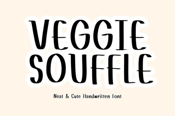 Veggiesouffle Font: Adding Handwritten Charm to Brand Identity